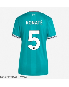 Billige Fotballdrakt Liverpool Ibrahima Konate #5 Replika Tredjedrakt Dame 2025-26 Kortermet